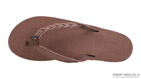 Rainbow Top 1/2" Braided Narrow Strap Single Layer w/Arch Women's Sandal (301AHTSB)