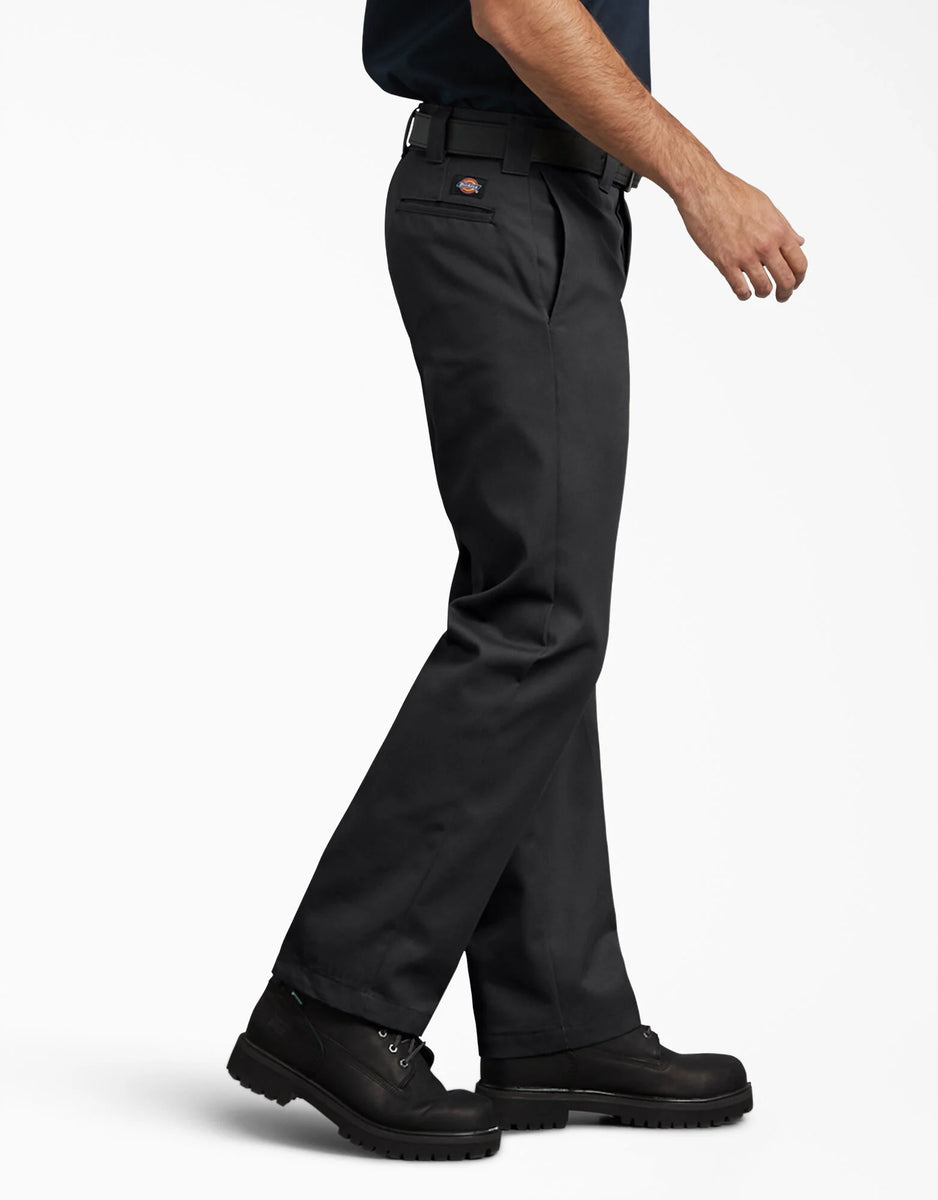 DICKIES Slim Fit Straight Leg Work Pants WP873BK Identity