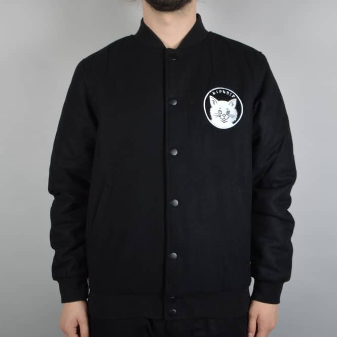 RIPNDIP STOP BEING A PUSSY VARSITY JACKET (RND9900) – Identity