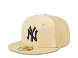 NEW ERA 5950 NEW YORK YANKEES 50TH ANNIVERSARY RAFFIA FRONT FITTED (60417748)