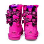 UGG Girls' Bailey Bow Plaid Punk Boot