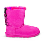 UGG Girls' Bailey Bow Plaid Punk Boot