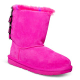 UGG Girls' Bailey Bow Plaid Punk Boot