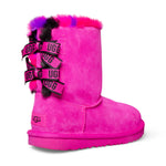 UGG Girls' Bailey Bow Plaid Punk Boot
