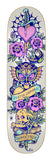 8.25in Justin Sommer Tattooed Santa Cruz Skateboard Deck