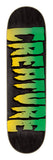 8.51in Assorted Color Logo Stumps Creature Skateboard Deck