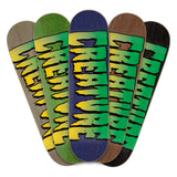 8.51in Assorted Color Logo Stumps Creature Skateboard Deck