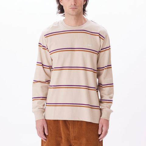 OBEY WARREN STRIPE LONG SLEEVE (131030129)