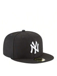 New Era Men's New York Yankees Basic 59Fifty Fitted Cap Black/White