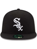 New Era Chicago White Sox Game Authentic Collection On-Field 59FIFTY Fitted Hat Black/White