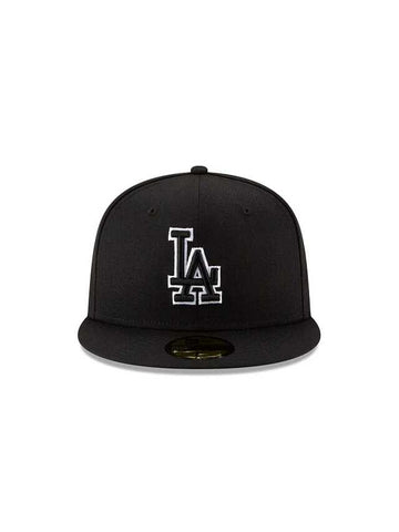 New Era Los Angeles Dodgers MLB Classics 59FIFTY Fitted Black Outline