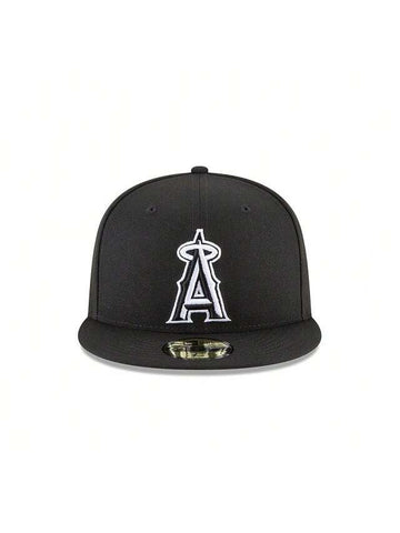 New Era Los Angeles Angels MLB Black & White 59FIFTY Fitted