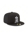 New Era Los Angeles Angels MLB Black & White 59FIFTY Fitted
