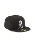 New Era Los Angeles Angels MLB Black & White 59FIFTY Fitted