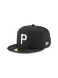 New Era Pittsburgh Pirates Black and White 59FIFTY Fitted
