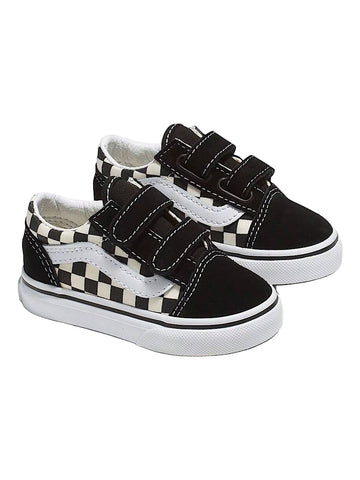 Vans Old Skool V Primary Check Toddler Sneakers