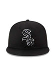 New Era Chicago White Sox Game Balck Outline Authentic Collection On-Field 59FIFTY Fitted Hat