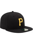 New Era Pittsburgh Pirates 59Fifty Game Black Authentic Hat