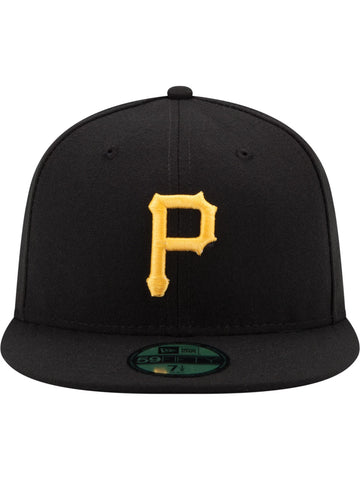 New Era Pittsburgh Pirates 59Fifty Game Black Authentic Hat