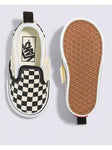 Vans Slip-On V Black/White Checkerboard Toddler Shoes