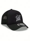 New Era Miami Marlins MLB Team 9FORTY Apex Snapback Black/White