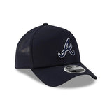 New Era Atlanta Braves MLB Batting Practice 2026 Navy 9FORTY Apex Adjustable Cap