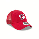 New Era Washington Nationals 9FORTY Trucker Adjustable Cap - Red