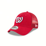 New Era Washington Nationals 9FORTY Trucker Adjustable Cap - Red