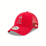 New Era Los Angeles Angels 9FORTY Trucker Adjustable Cap - Red