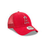 New Era Los Angeles Angels 9FORTY Trucker Adjustable Cap - Red
