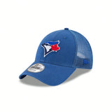 New Era Toronto Blue Jays 9FORTY Trucker Adjustable Cap - Blue