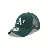 New Era Athletics 9FORTY Trucker Adjustable Cap - Dark Green