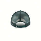 New Era Athletics 9FORTY Trucker Adjustable Cap - Dark Green