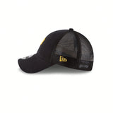 New Era Pittsburgh Pirates 9FORTY Trucker Adjustable Cap - Black/Gold