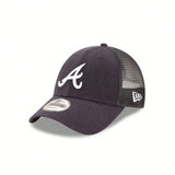New Era Atlanta Braves 9FORTY Trucker Adjustable Cap - Navy