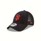 New Era San Francisco Giants 9FORTY Trucker Adjustable Cap - Black