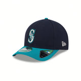 New Era Seattle Mariners Alt 9FORTY M-Crown Snapback - Black/Turquoise