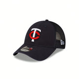 New Era Minnesota Twins 9FORTY Trucker A-Frame - Navy