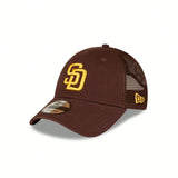 New Era San Diego Padres Game 9FORTY Trucker Mesh Snapback - Brown