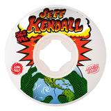 56mm Jeff Kendall End Of The World 99a Chubbies Slime Balls Skateboard Wheels (SET)
