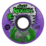 60mm Jeff Kendall End Of The World 78a Purple Glitter Slime Balls Skateboard Wheels (SET)