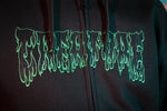 Hesher Flame Zip Hooded Heavyweight Sweatshirt