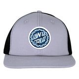 Malba Crash Dot Mesh Trucker Unstructured Hat OS Unisex Santa Cruz