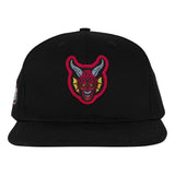 Stranger Things Hellfire Club Snapback Structured Hat Black OS Unisex Santa Cruz
