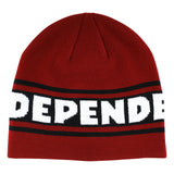 Bar Logo Independent Skull Beanie