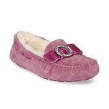UGG Women's Dakota Brooch Bougainvillea Slipper