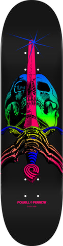 Powell Peralta Skull & Sword Skateboard Deck Green Fade - Shape 243 - 8.25 x 31.95