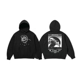 Huf X Aliens Hoodie Fossilized Pullover Black