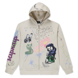 Goosebumps Zip Hoodie (Bone)