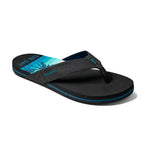 Men's Reef Newport Flip Flops-Seas the Day Black